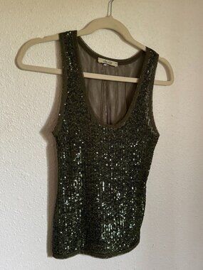 No-Na Italian Sequin Top